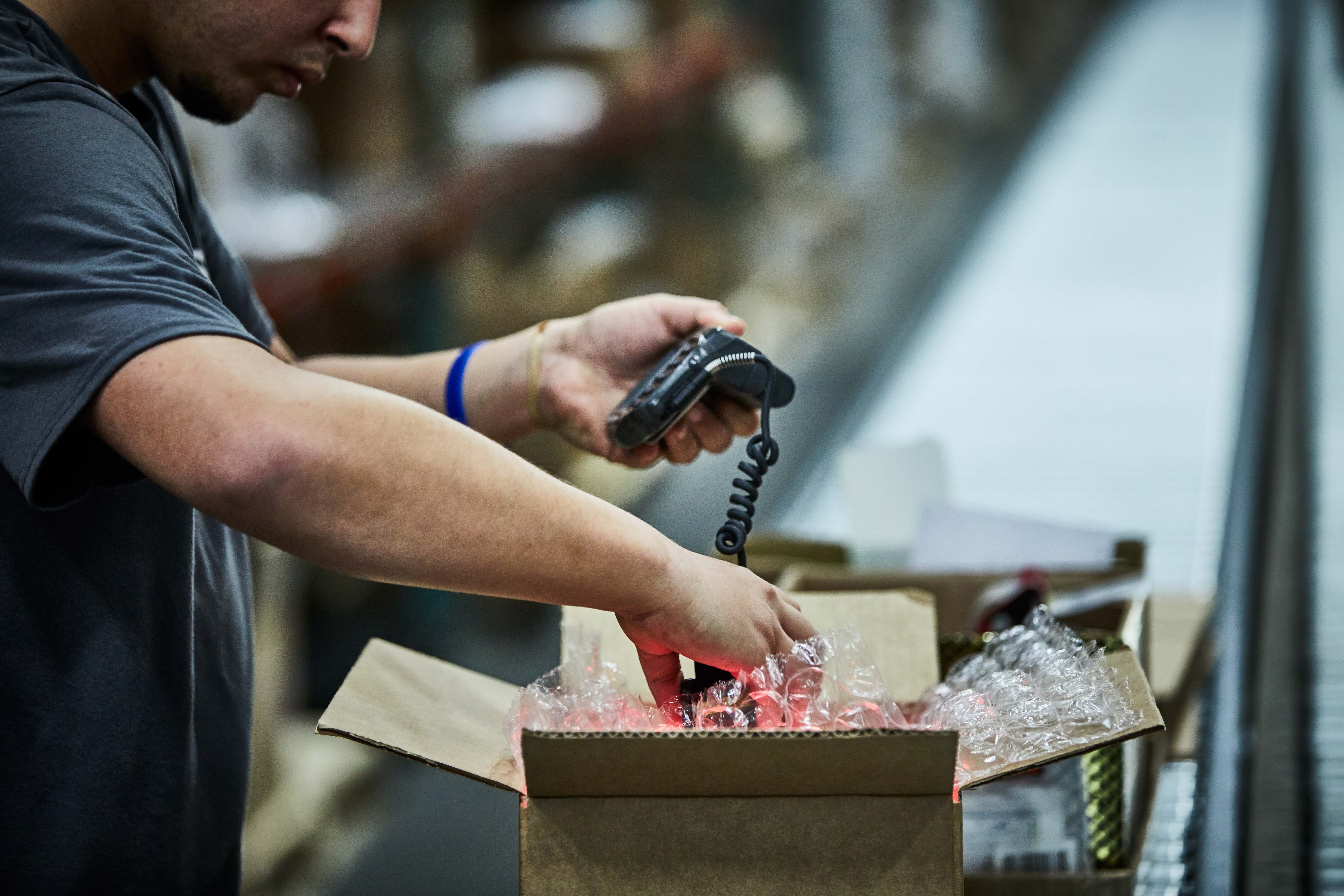 Associate picking at Louisville Distribution Center
