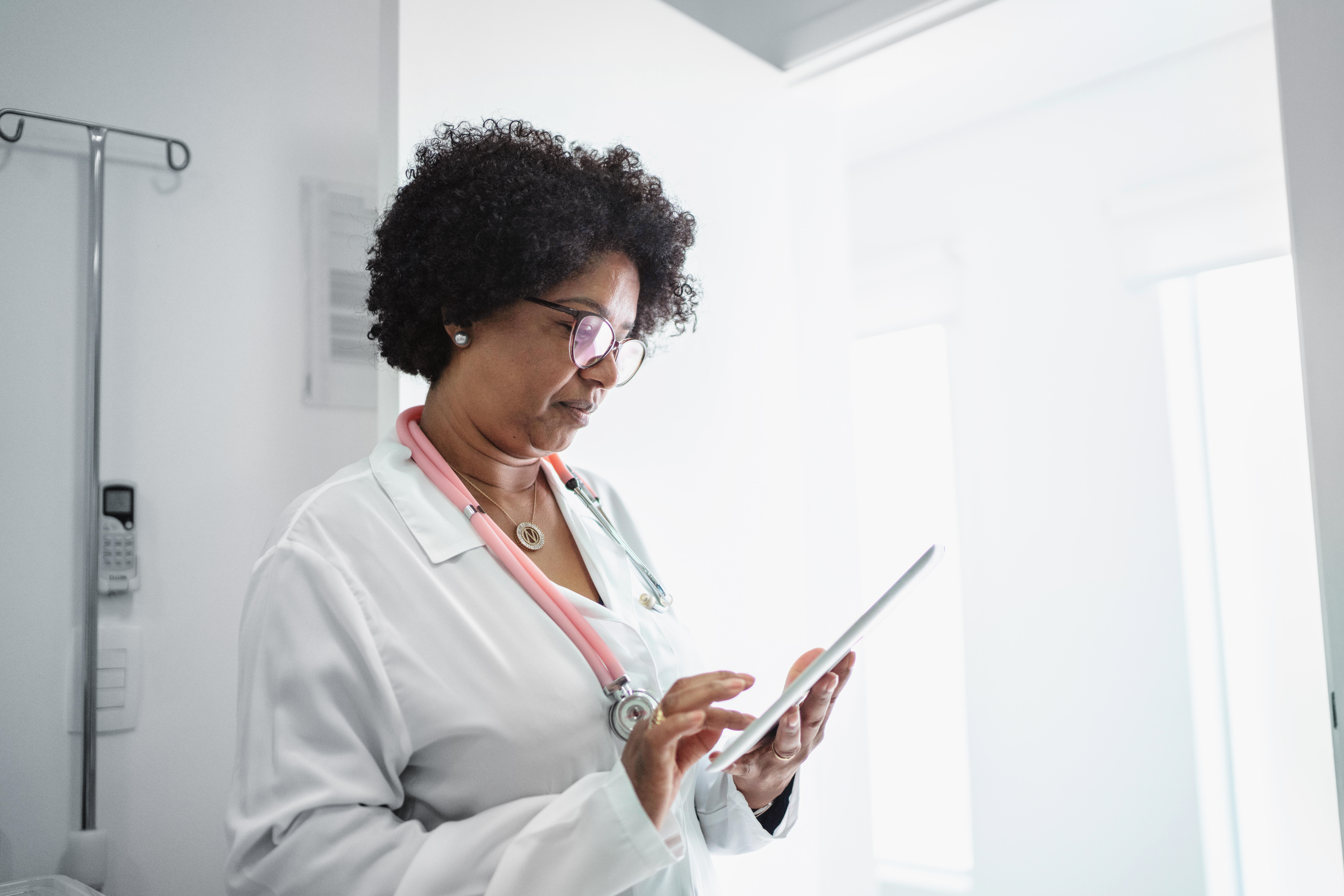 Provider using tablet computer