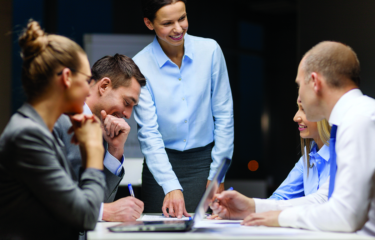Business team meeting